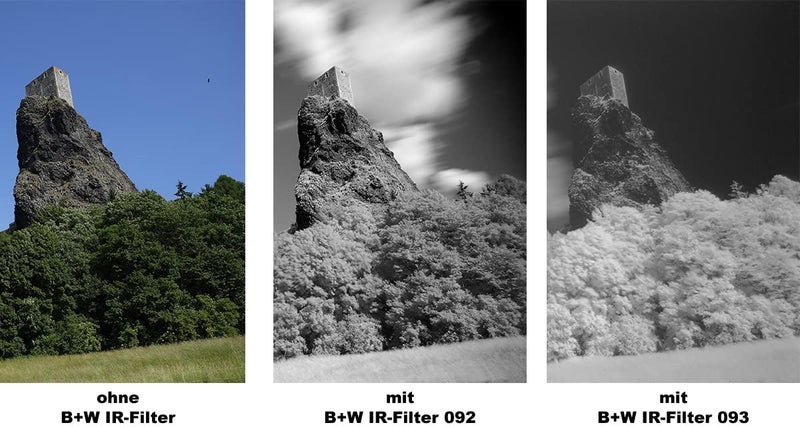 BW 39mm Basic IR Dark Red 092 Glass Filter - Image 4